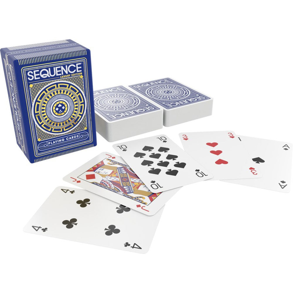 Jeu de cartes à jouer à la séquence