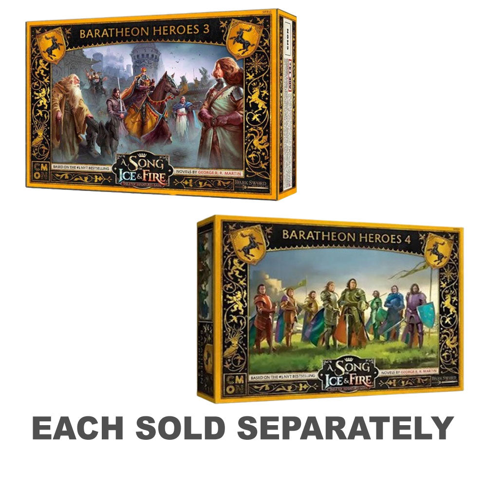 Une chanson de glace et de feu TMG Baratheon Heroes miniature