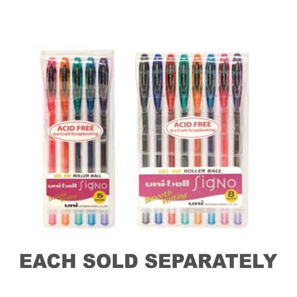 Uni-ball Signo Fine Gel Pen Couleur assortie