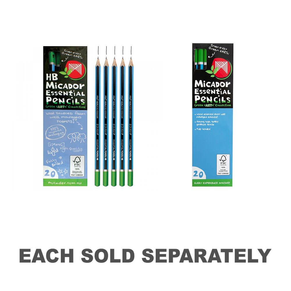 Micador Essential Graphite Crayons (20pk)