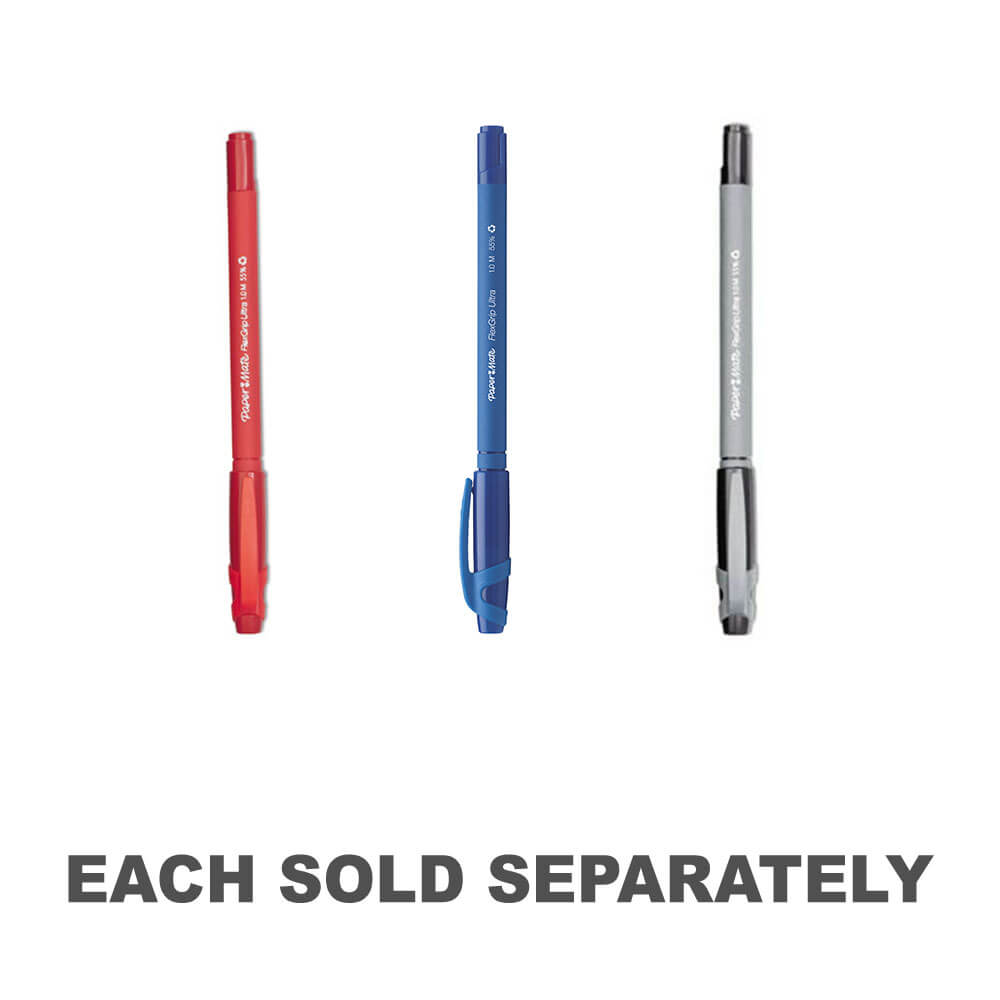 Papermate Flex Grip Ultra Stick Pen 1.0 mm 12pk