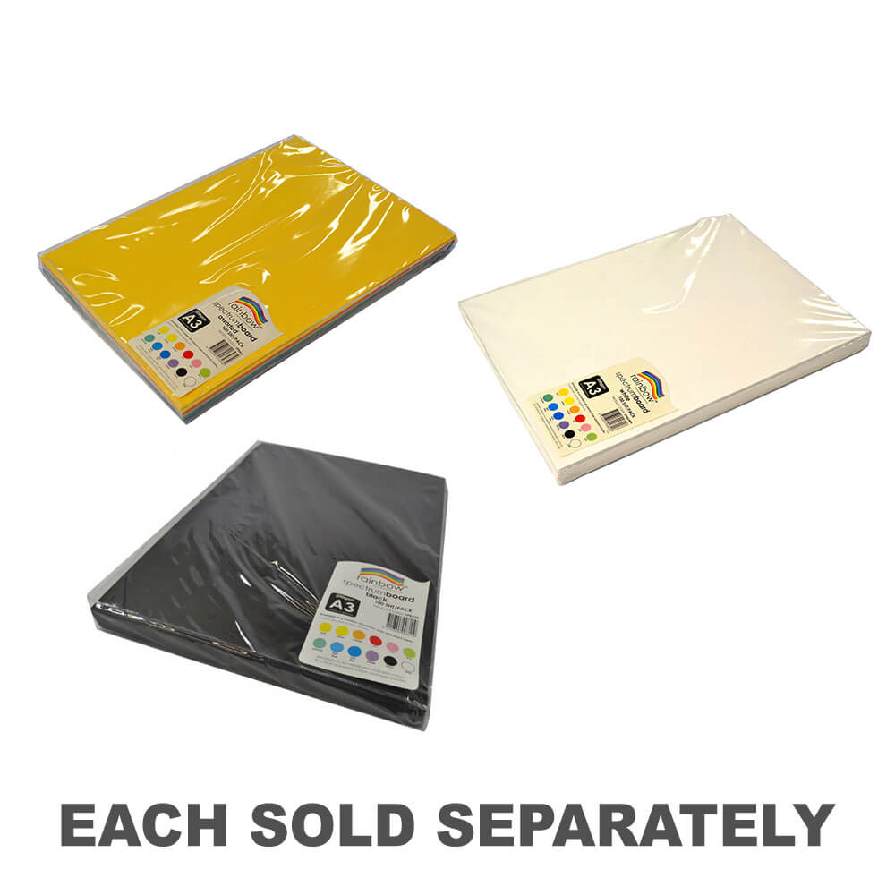 Cardboard Rainbow Spectrum A3 200GSM (100pk)