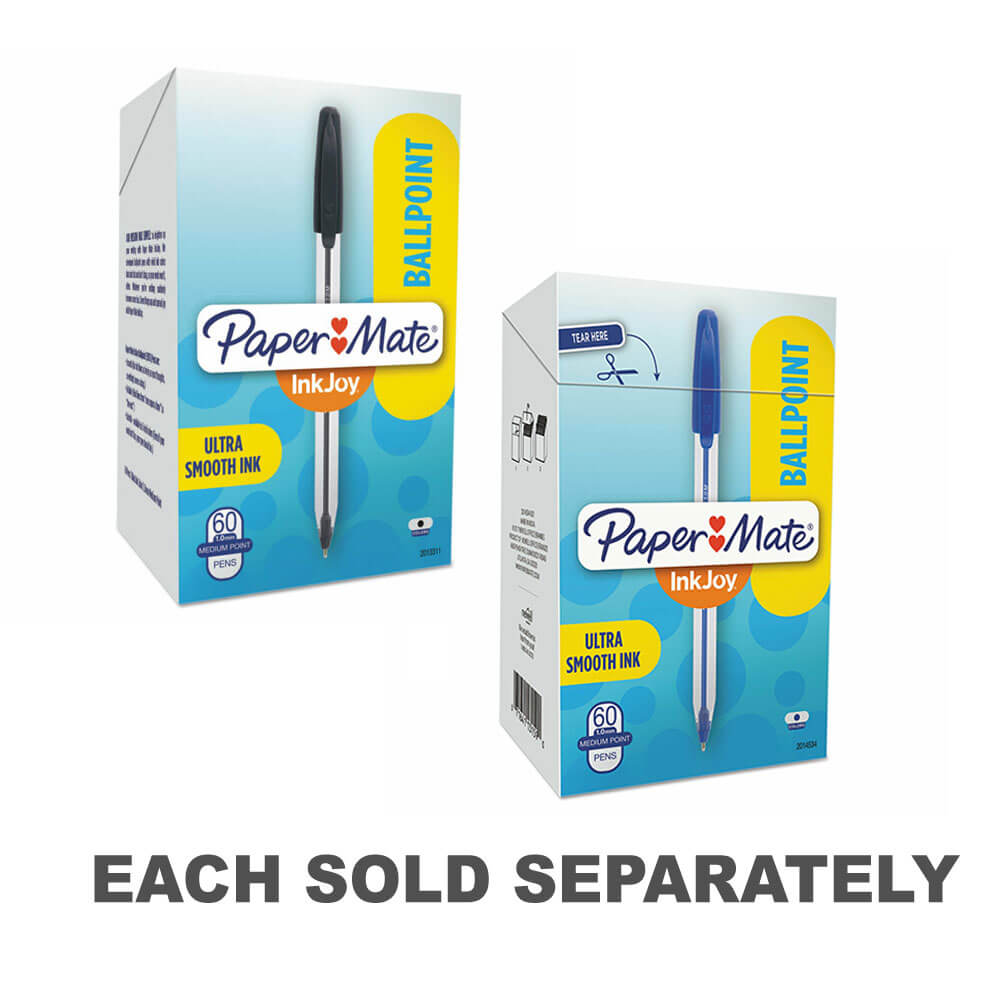 Papermate Inkjoy Medium Point Pen 1.0 mm 60pk