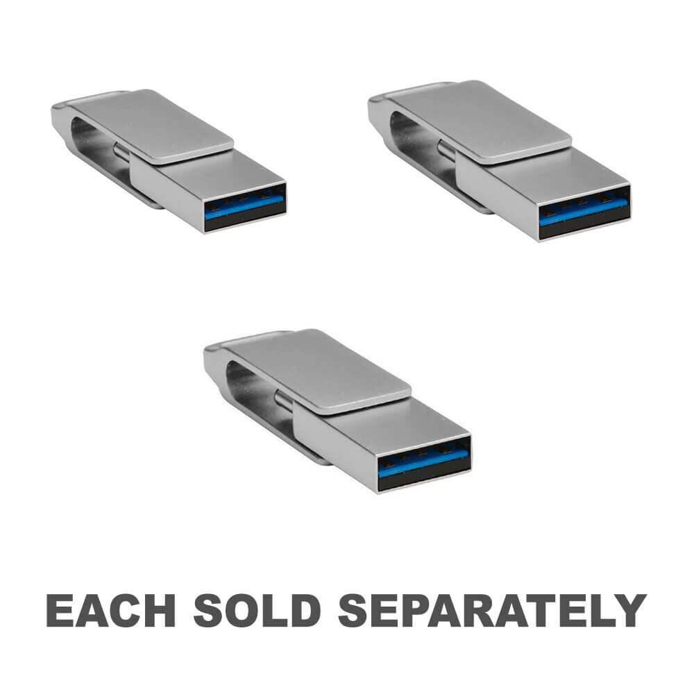 Shintaro USB-C et USB-A Pocket Disk Drive (Silver)