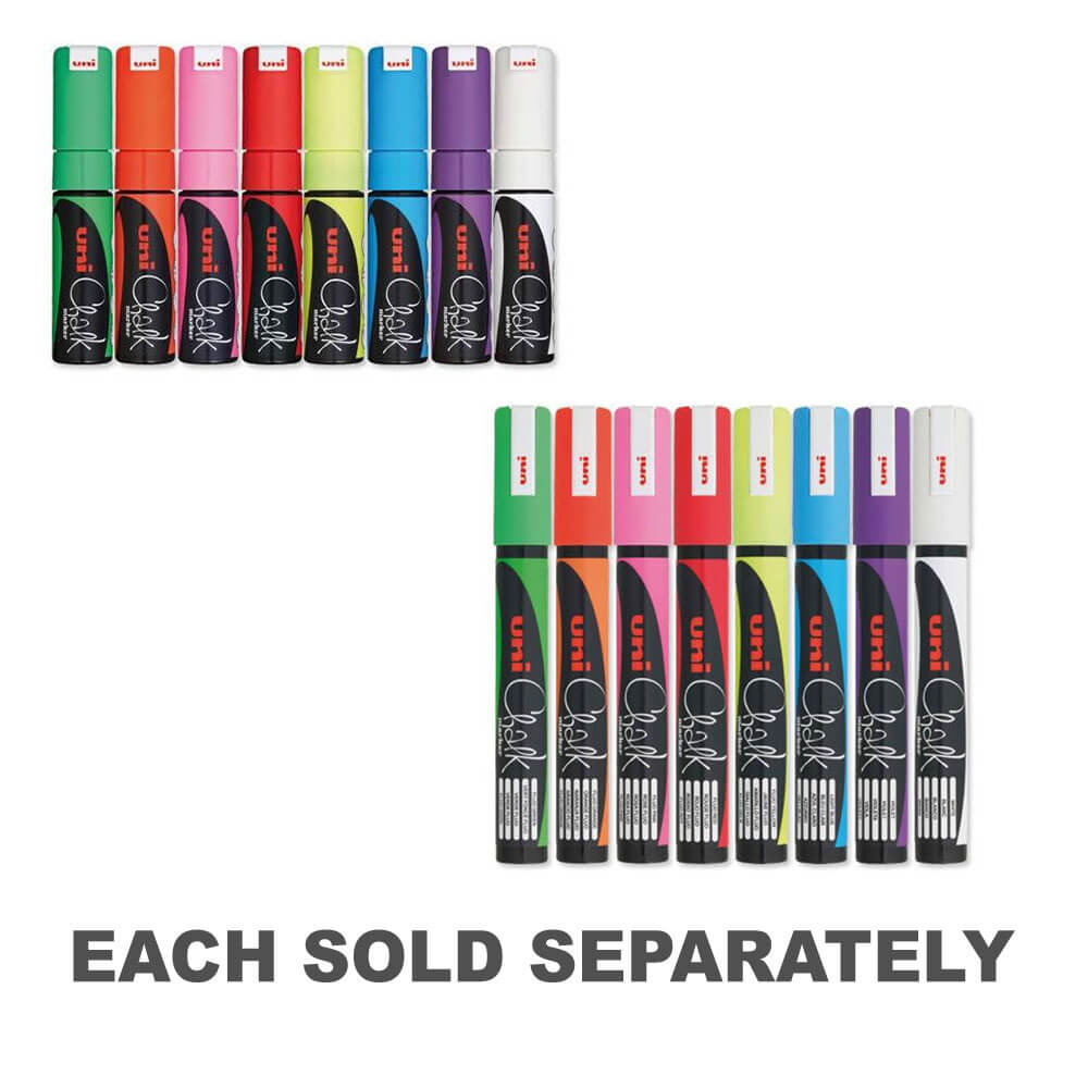 Marqueur de craie UNI assorti (12pk)