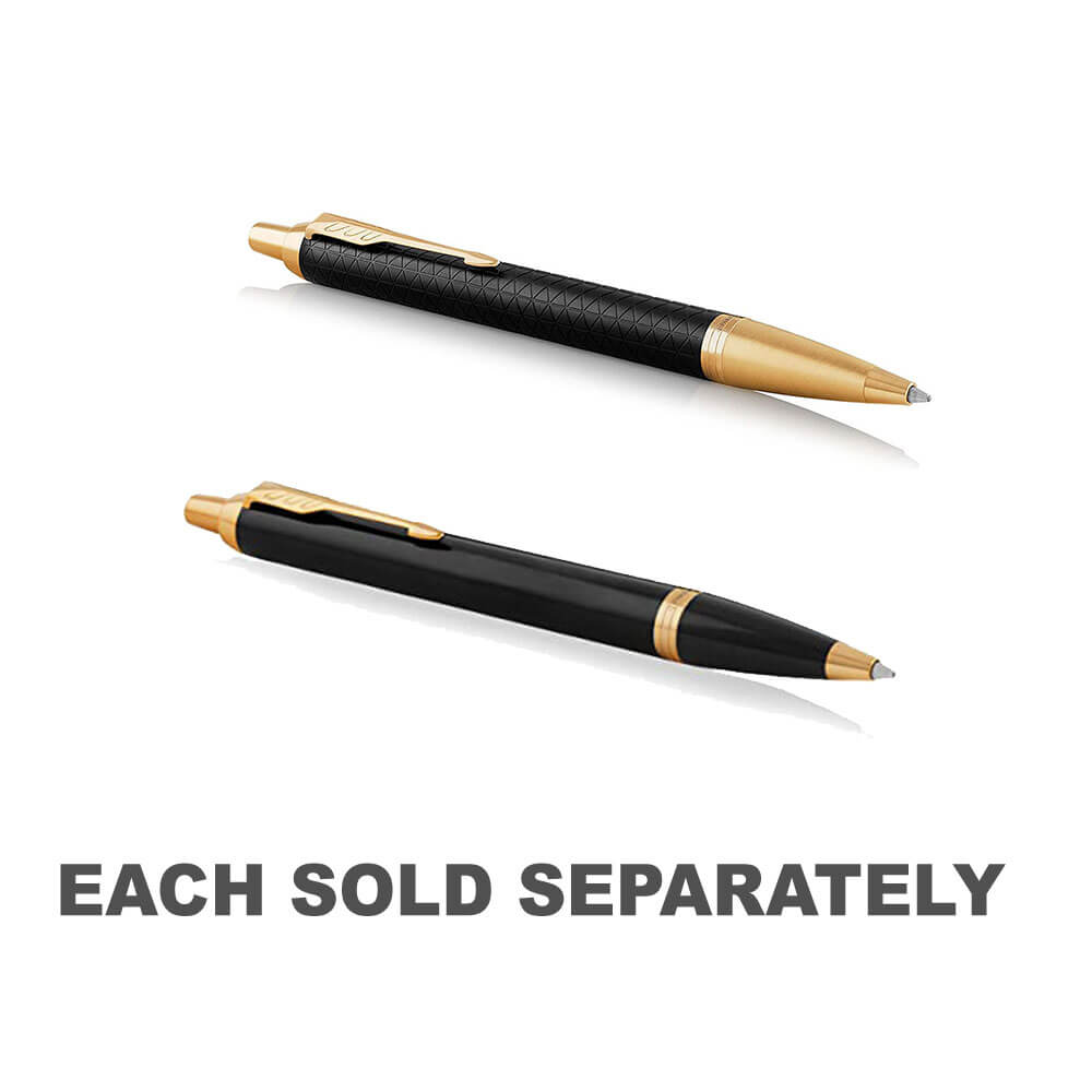 Parker IM Ballpoint Pen Gold Trim (noir)
