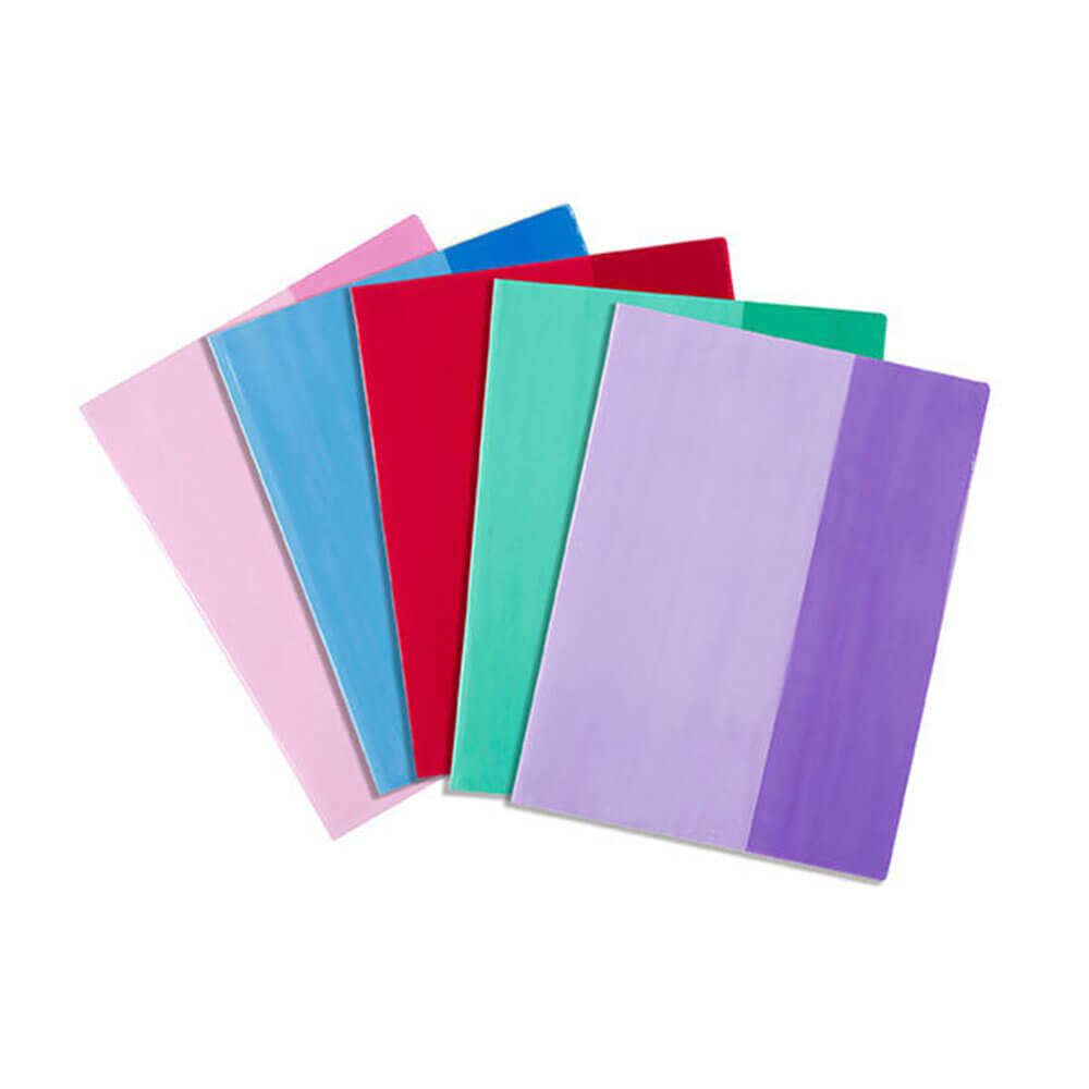Contact Slip-On Book Sleeves 25pcs A4 (teintes assorties)