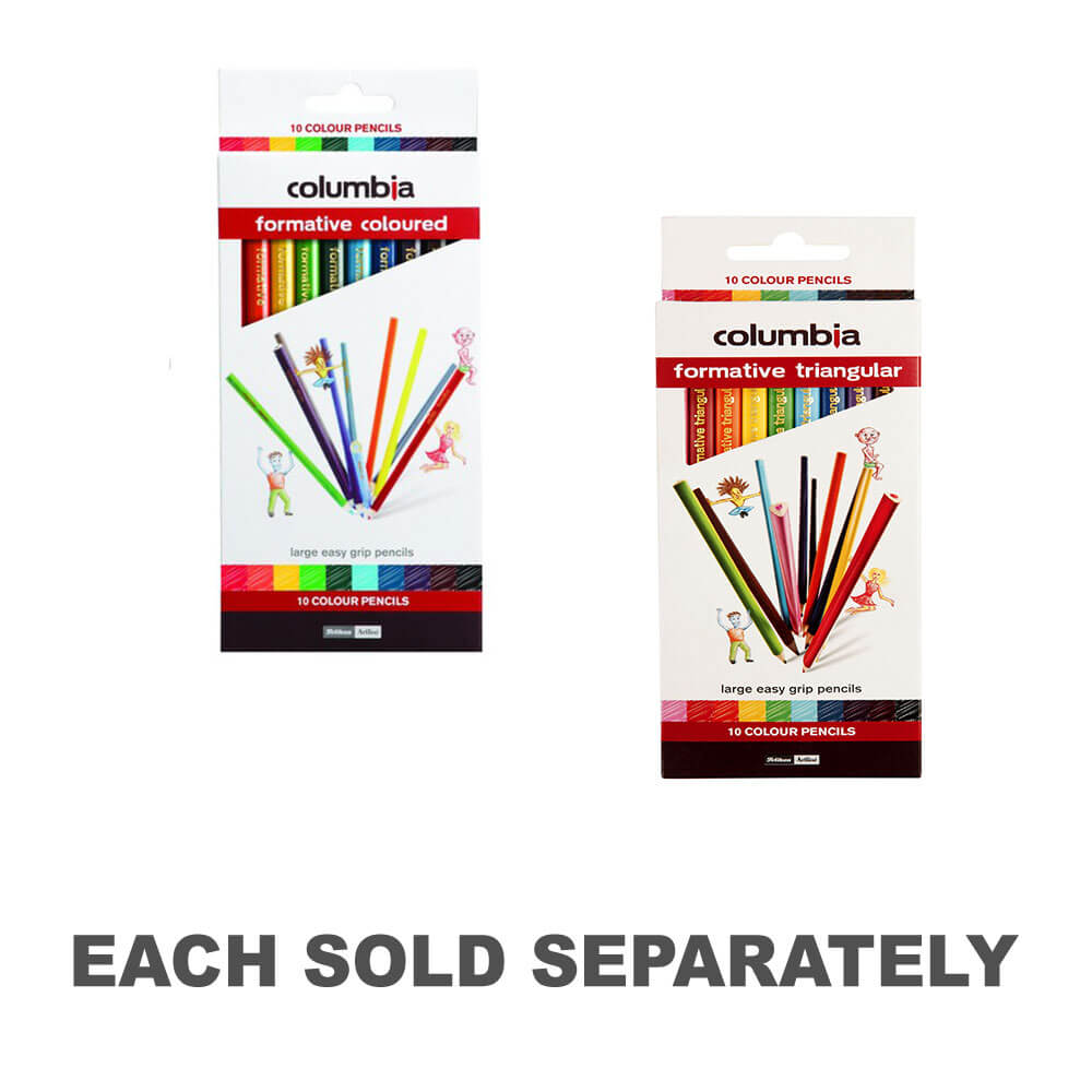 Crayons de couleur formative Columbia (10pk)