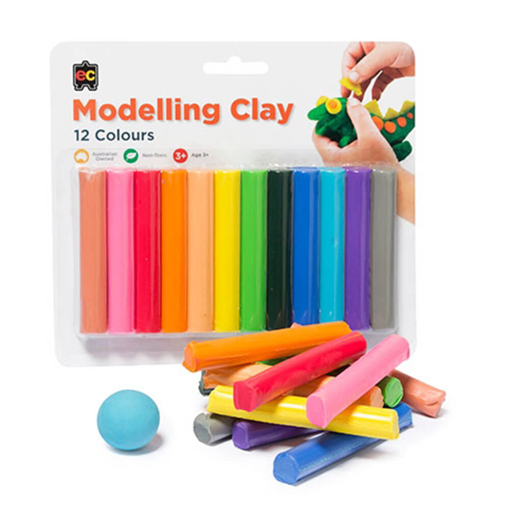 Clay Clay 12pk 180G (couleurs assorties)