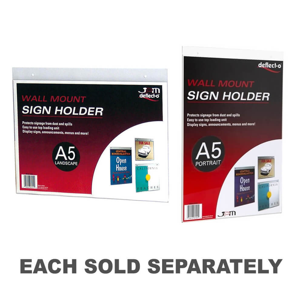 Déflecto Wall Mount Sign Signal (A5)