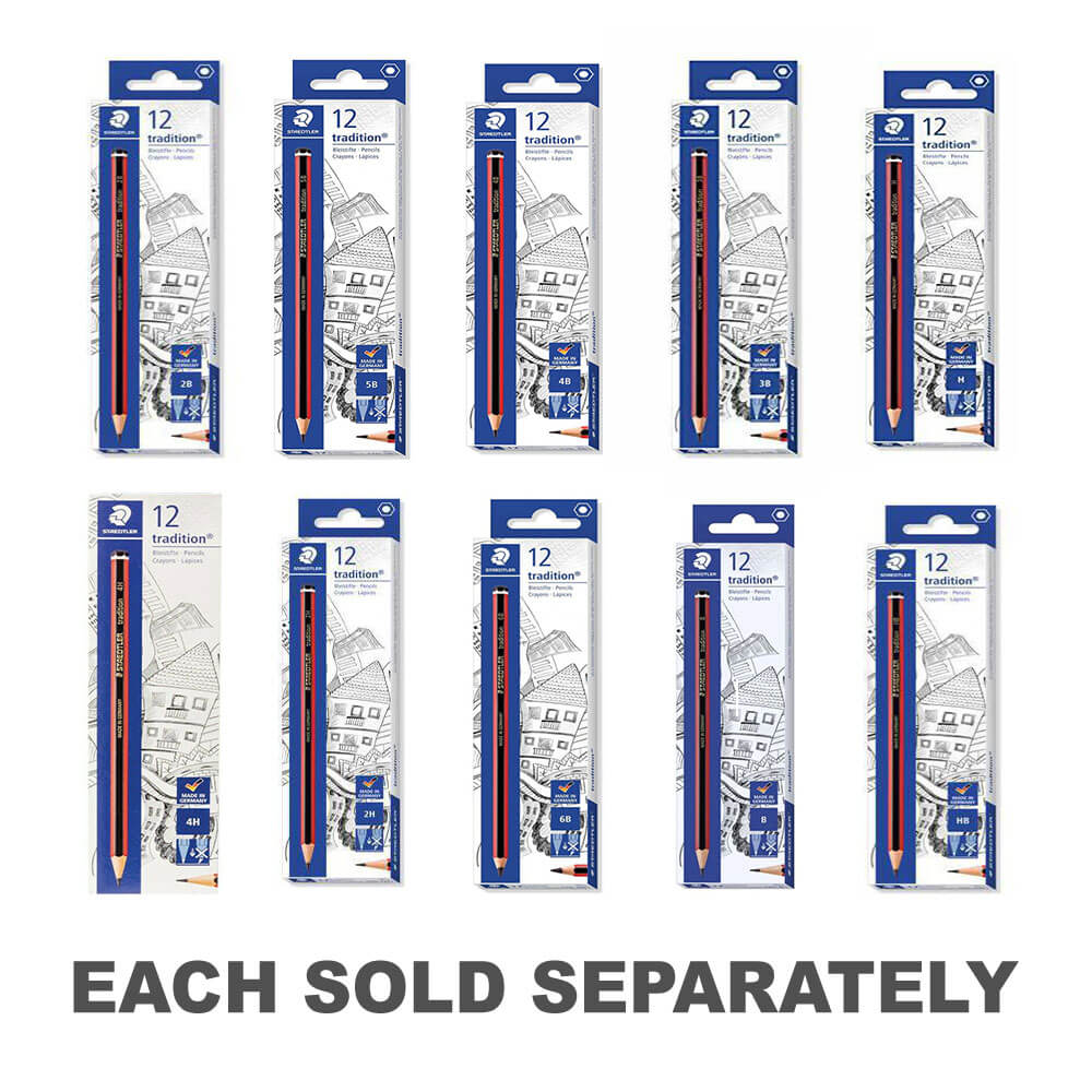 Crayons de plomb traditionnelles Staedtler (12 / boîte)