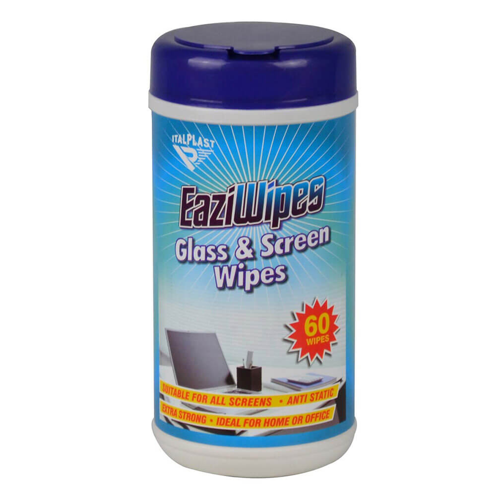 EaziWipes Glass & Screen Wipes (60pcs)