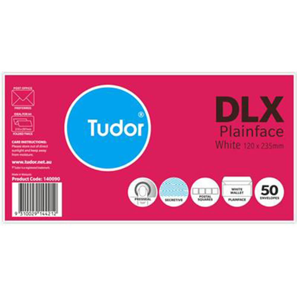 Tudor PressEal Secretive Enveloppe 50pk (120x235mm)