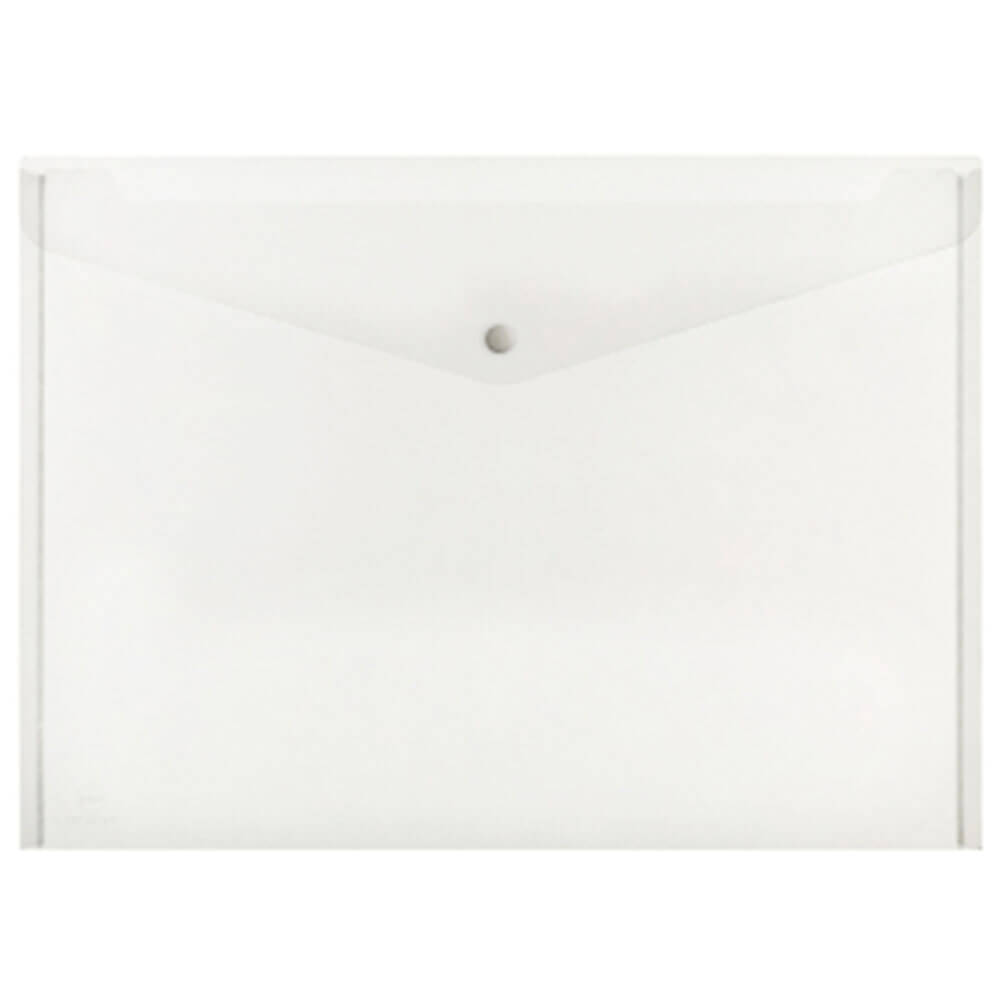 Portefeuille de document de fermeture de bouton marbig A3 (clair)