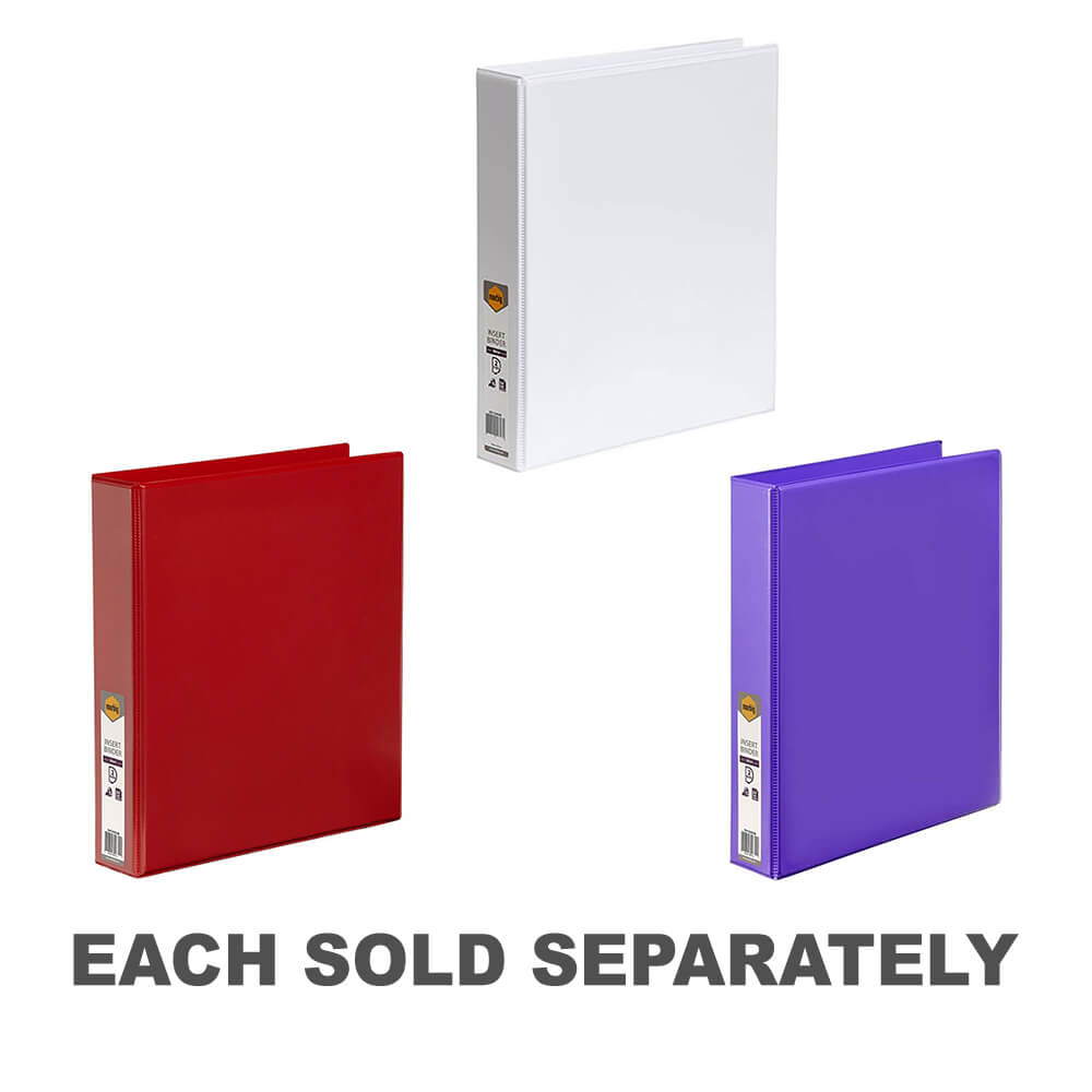 Marbig 2 d-ring clearview insert liant 38 mm (A4)