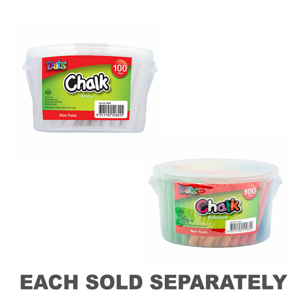 DATS non toxique Jumbo Chalk (100pk)