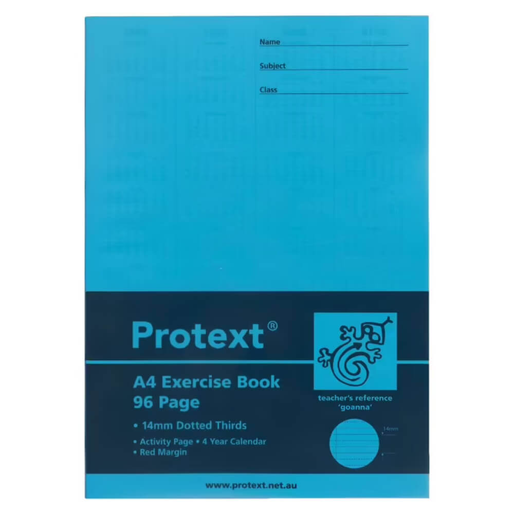 Book d'exercice Protext 96 pages avec ligne pointillée de 14 mm (A4)