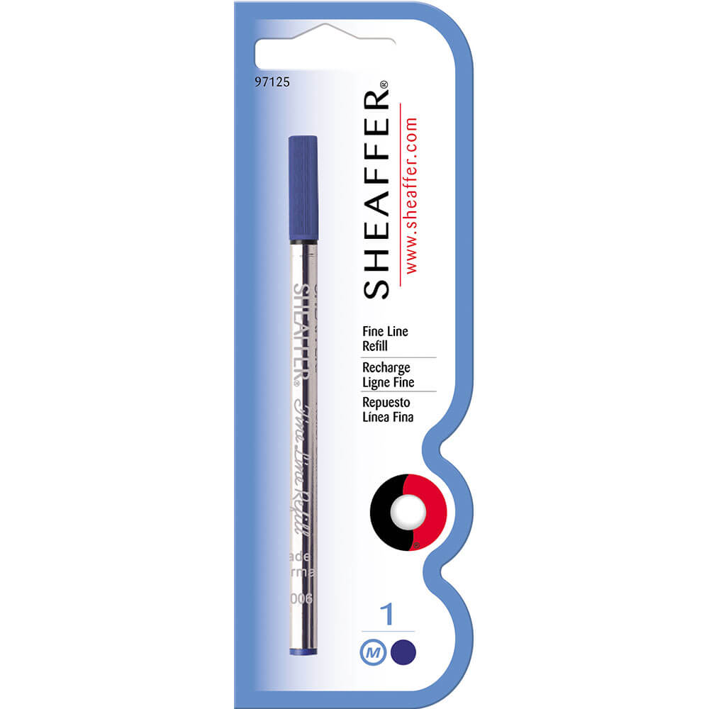 SHEAFFER ROLERBALL FIN LINE REFILL (BLUE)