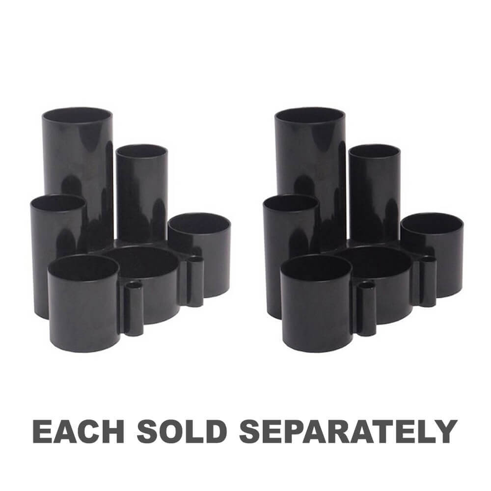 Organisateur de tubes de rangement Italplast Desk (noir)