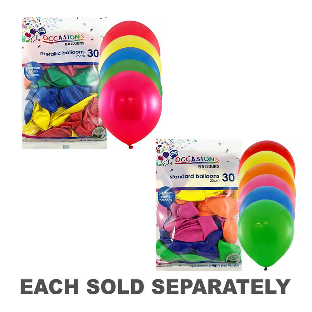 Ballons Alpen pour tout le monde 30pk 25cm (assorti)