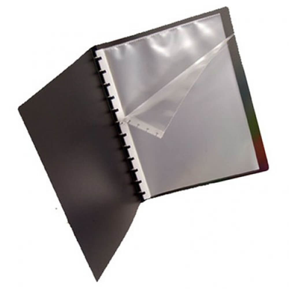 Marbig Professional Display Book 20 Pocket A4 (noir)