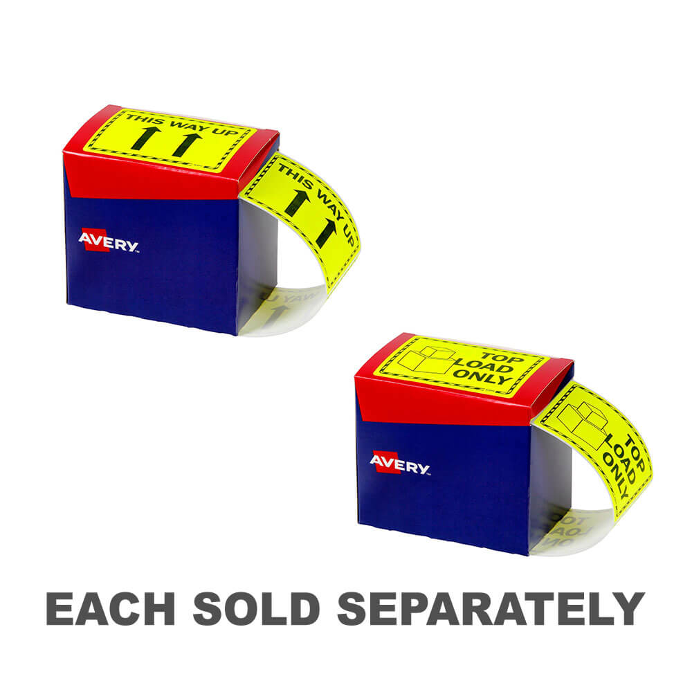 Avery Labels 750pcs 75x99.6 mm (jaune)