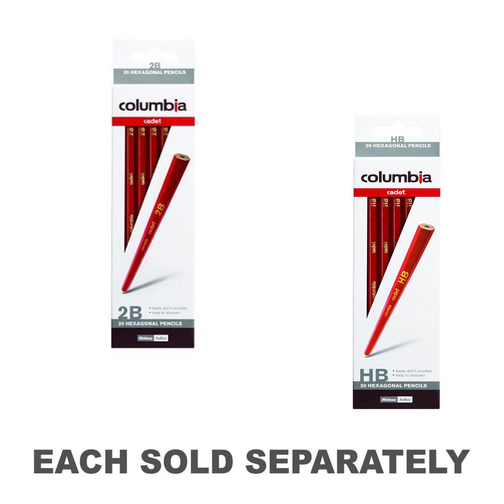 Crayons de plomb hexagone Cadet Cadet (20 / boîte)