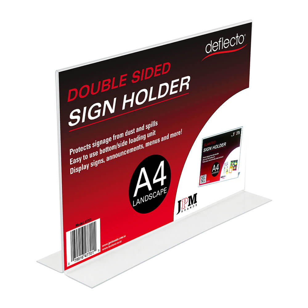 Déflecto Paysage Double face Holder SIGN SIGN (A4)