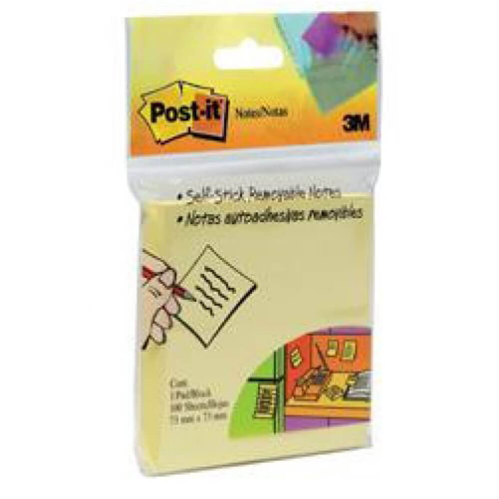 Post-it 100 feuilles 76x76 mm (jaune)