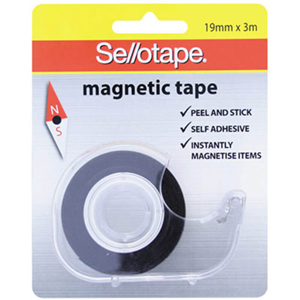 Selotape Magnetic Tape on Dispensver (19mmx3m)
