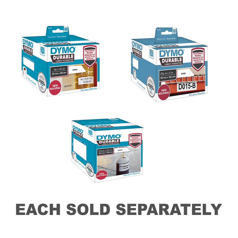 Étiquettes durables dymo (blanc)