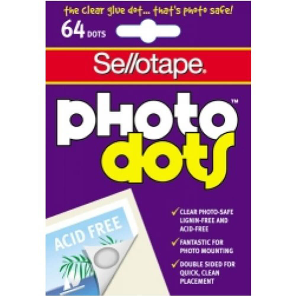 Selotape Acid Free Photo Dots (64 points)