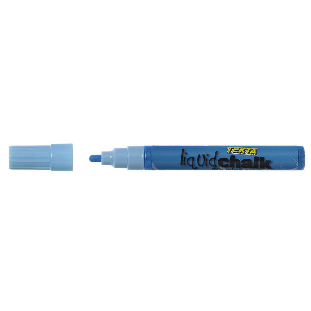 Texta Liquid Chalk Bullet Tip Marker Dry Wipe 4,5 mm (bleu)