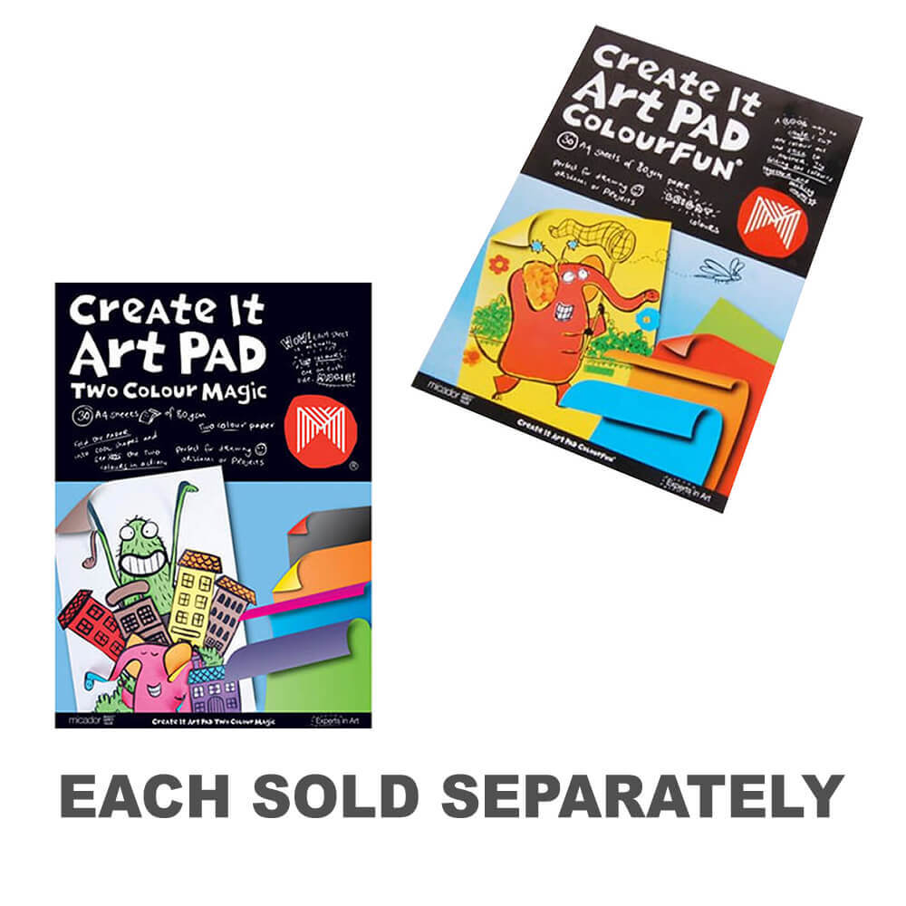 Micador Create It Art Pad 30 Feuilles (A4)