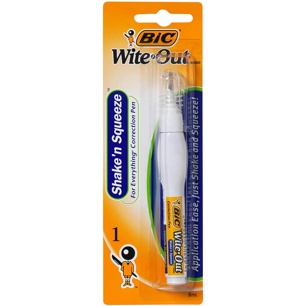 BIC WITTE OUT SHEK & SRREP CORRECTION PENSE 8ML
