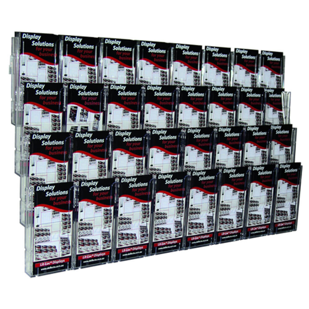 Affichage du mur Loc Deflecto Lit (transparent)