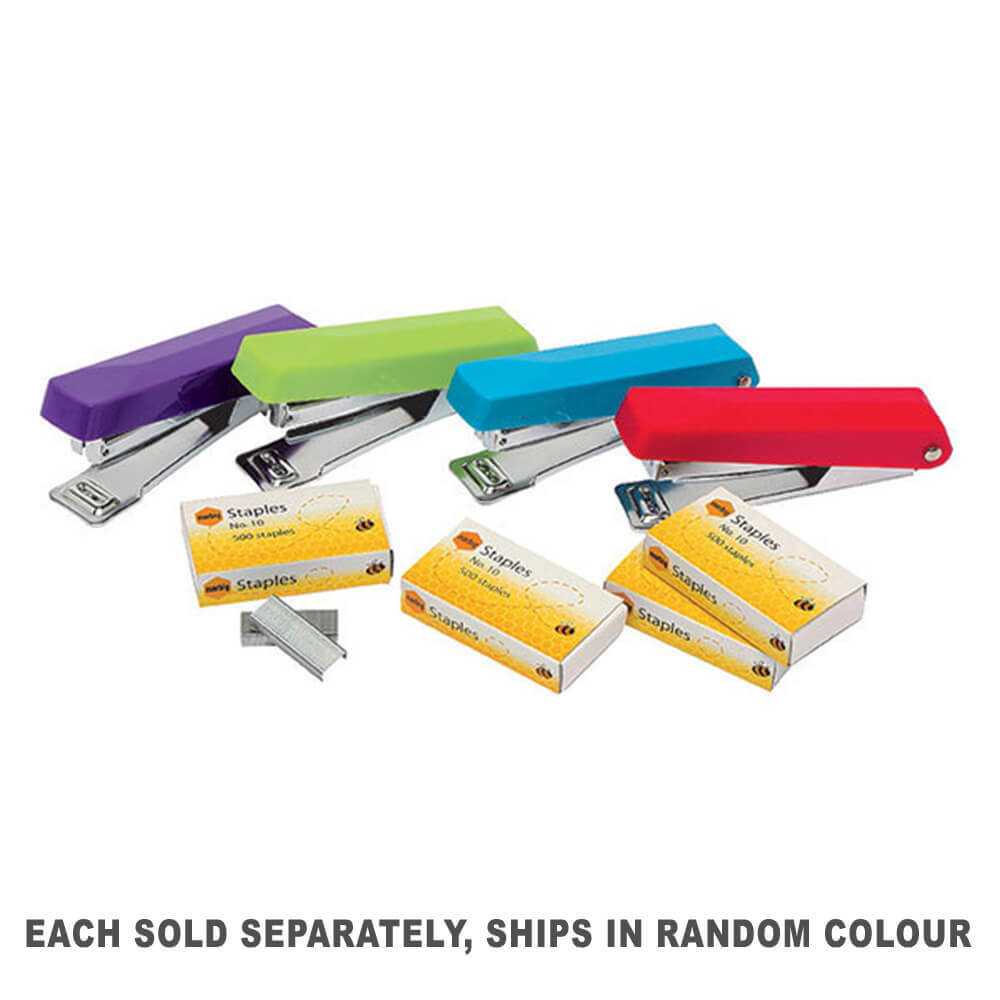 Marbig Stapler avec Staples (n ° 10)