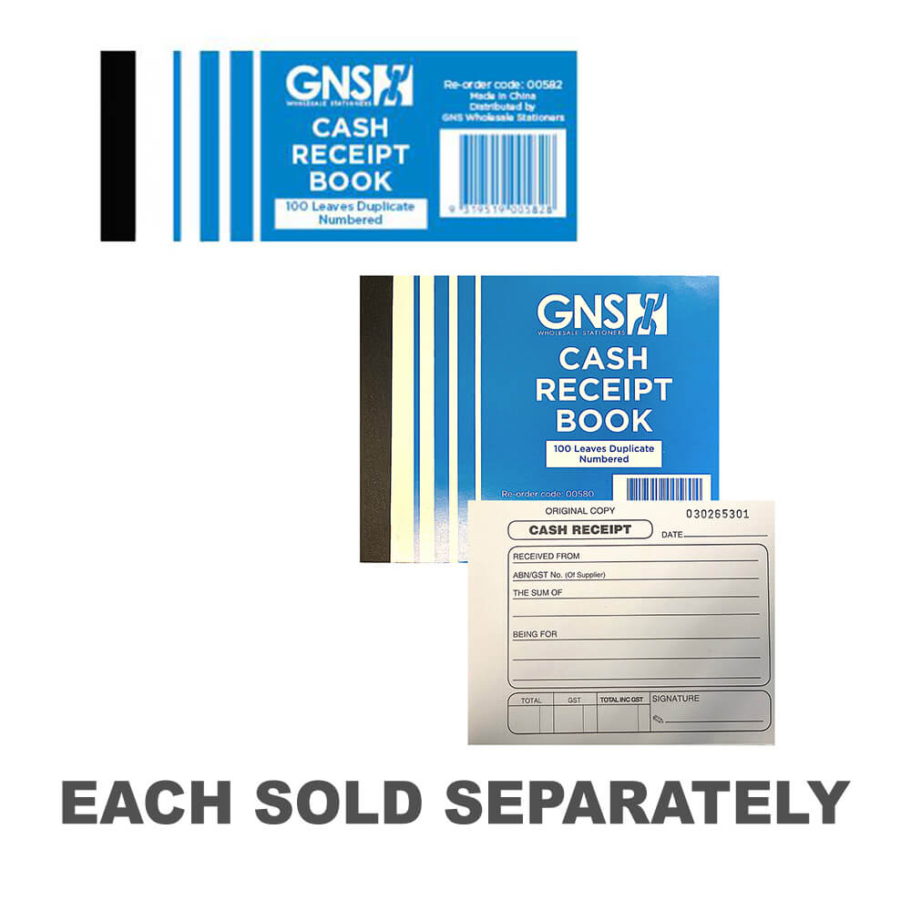 100 feuilles en double numéro de réception de caisse numérotée 20pk