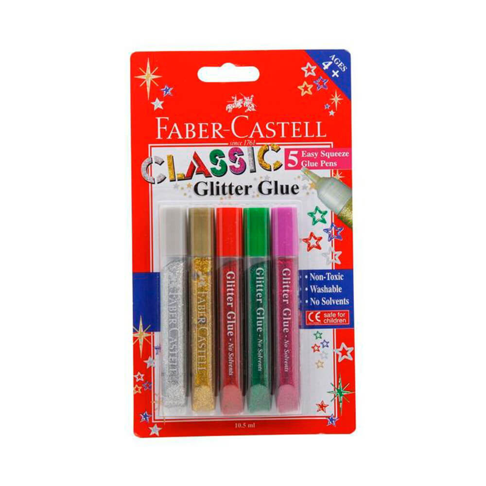 Pack de colle de glitter de faber-castell