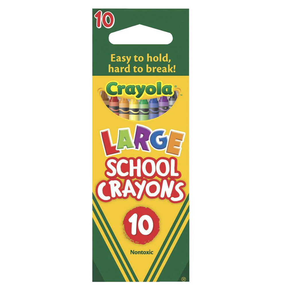 Crayons de grande école Crayola (pack de 10)