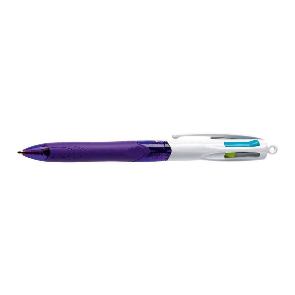 BIC 4 Colors Grip Fashion Rettractable Ballpoint (boîte de 10)