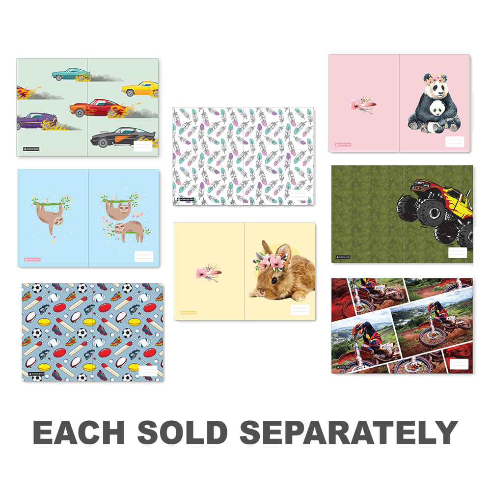 School Buzz Scrapbook couvre 6pk (340x250 mm)