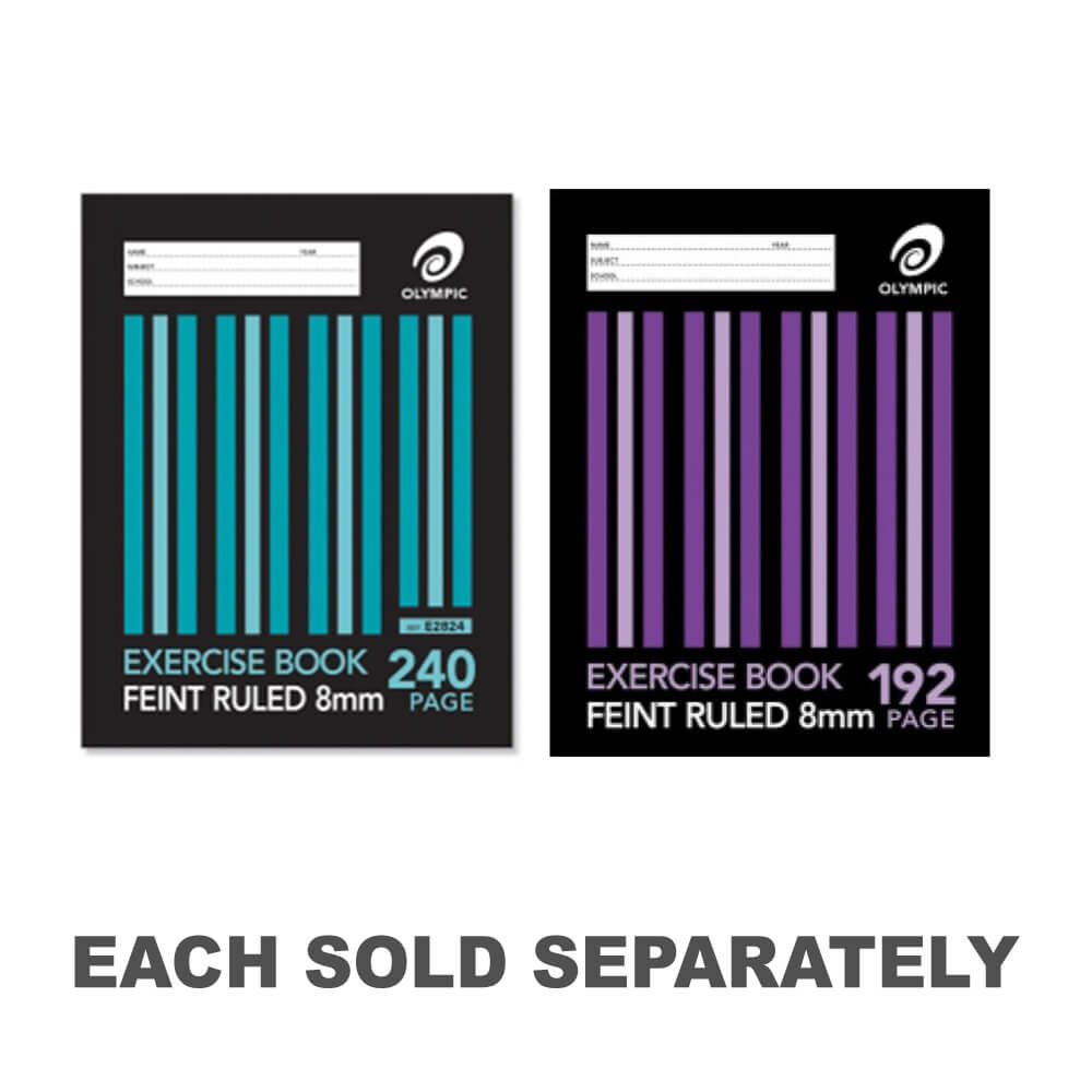 Olympic 8 mm gouverné l'exercice (pack de 5)