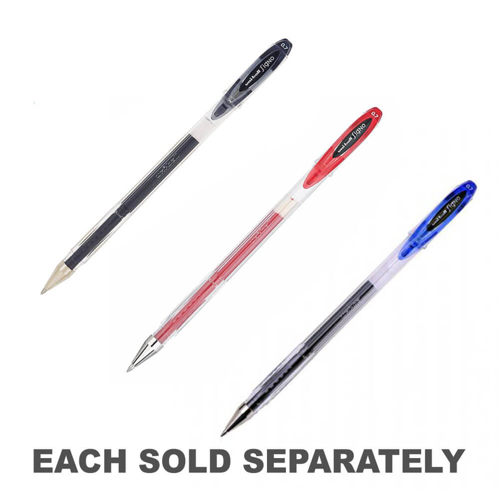 Uni Signo Gel Ink Fine Tip Rollerball Pen (boîte de 12)