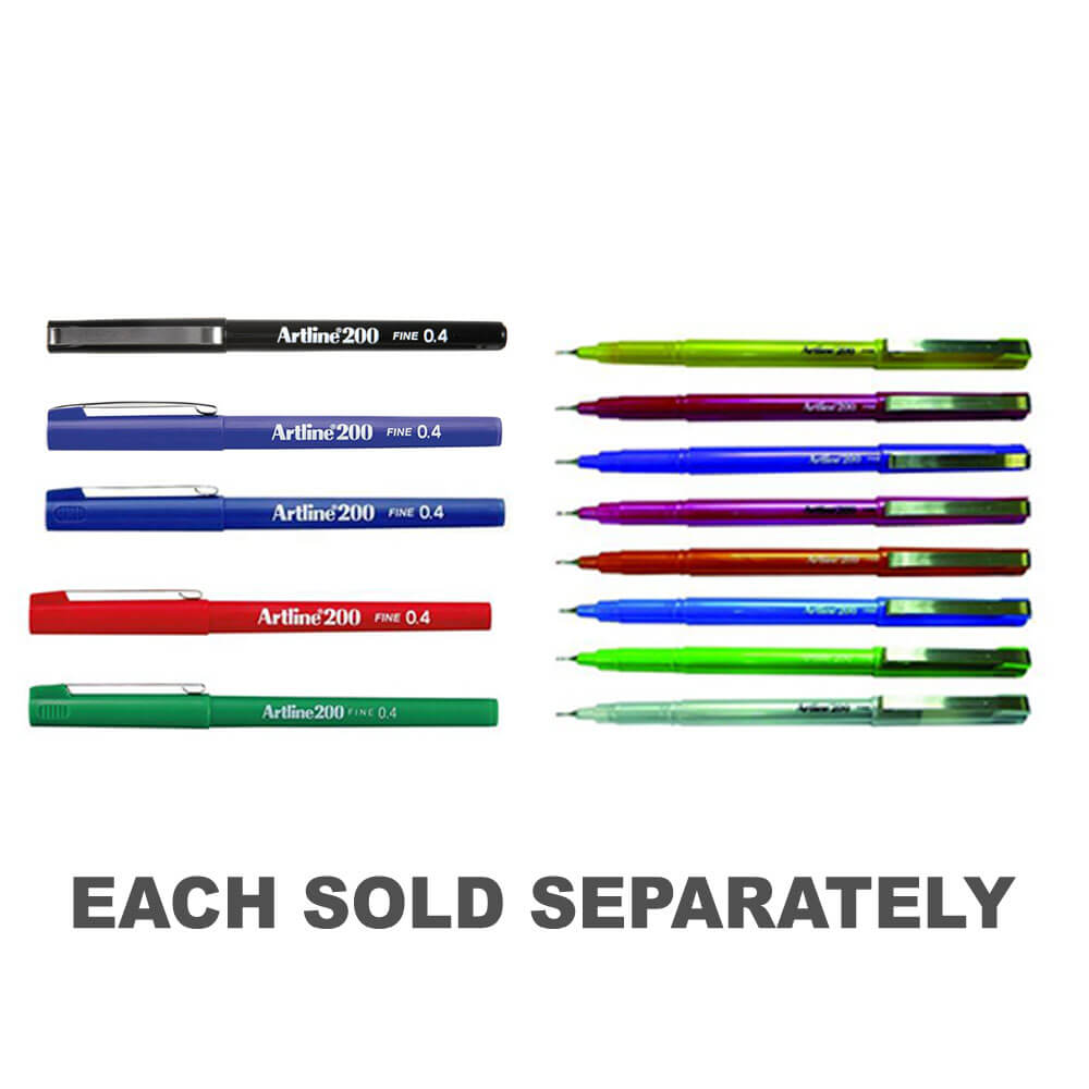 Artline Fineliner Felt Tip Pen 0,4 mm (boîte de 12)