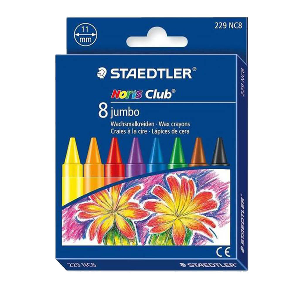 Staedtler Noris Club Jumbo Crayons (pack de 8)