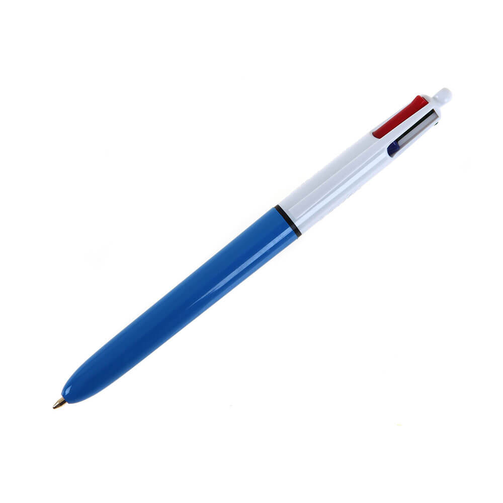 BIC 4 Color Retractable Medium Pen (boîte de 12)