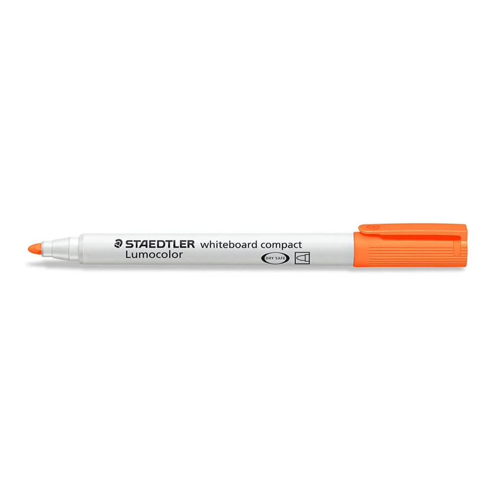 Marqueur du tableau blanc de la balle compacte compacte Staedtler 10pc (orange)