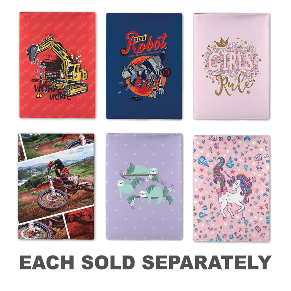 SCHOOL BUZZ A4 Book Sleeves (Pack of 6)
