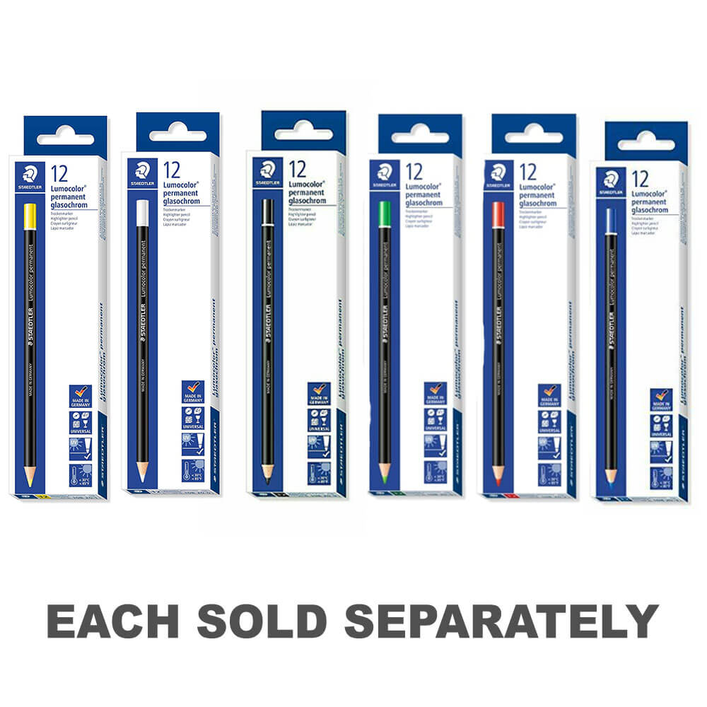 Crayon Glasochrom Staedtler (boîte de 12)